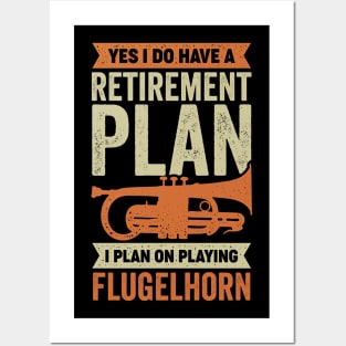 Flugelhorn Player Retirement Gift Posters and Art